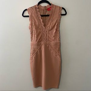 Small Tan Akira Mini Dress
